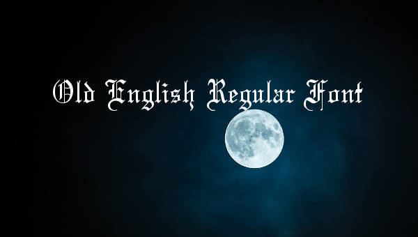 old english font for mac free