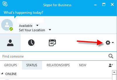 mac skype for business contacts grayed out