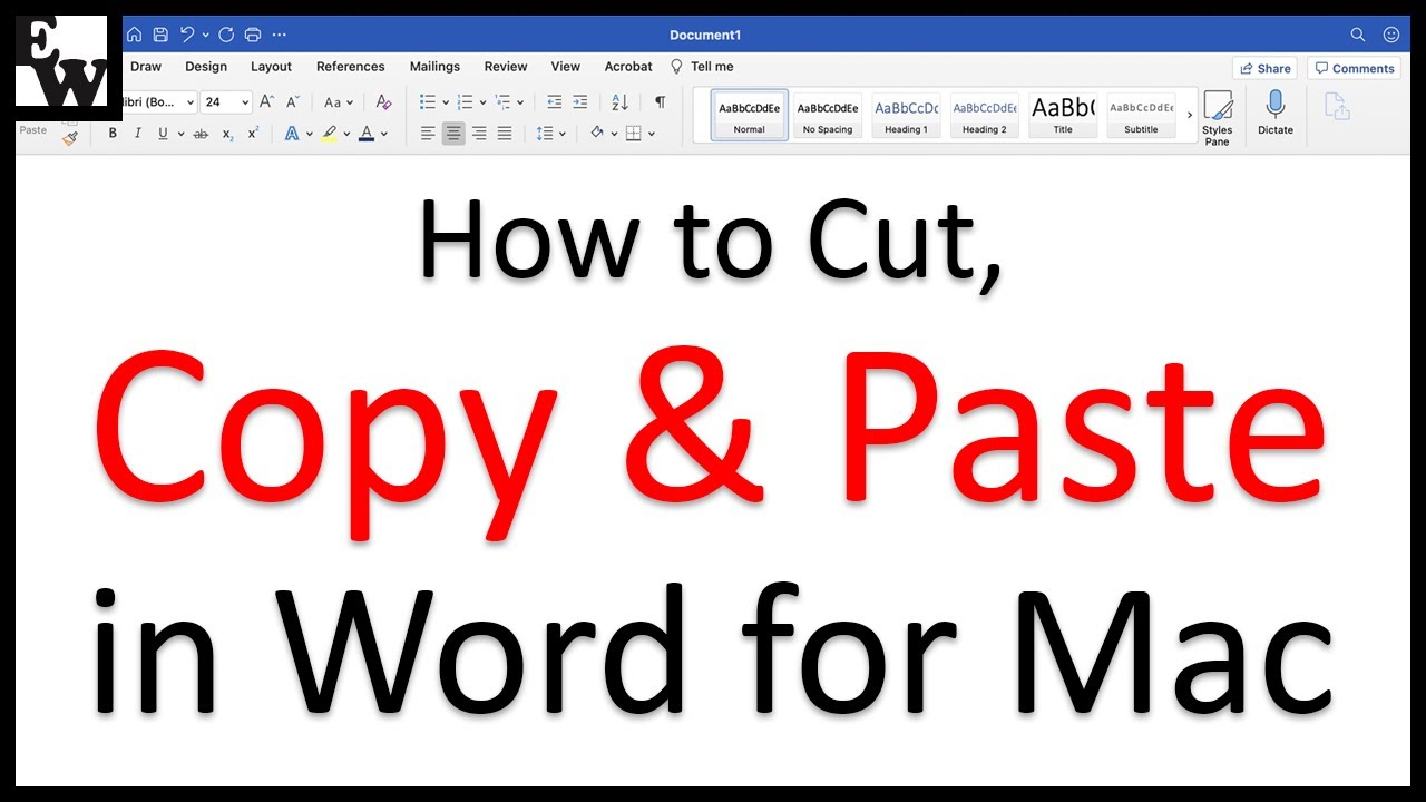 copy and paste formatting in word for mac